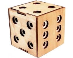 Games Art.Dice Secret Box - Secret Box - Moeilijkheidsgraad 5/6 Incredible - Gift Box - Brain Teaser - Brain Teaser - Leonardo da Vinci Collection
