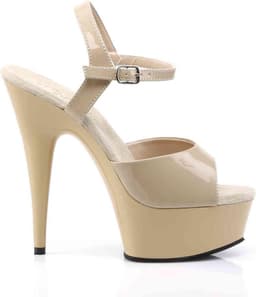 EU 38 = US 8 | DELIGHT-609 | 6 Heel, 1 3/4 PF Ankle Strap Sandal — thumbnail 5