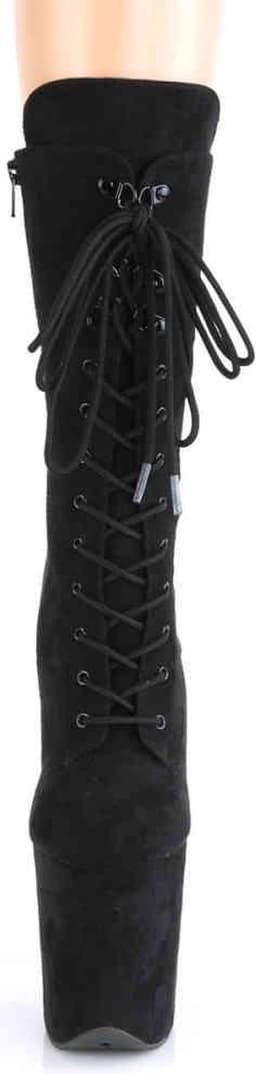 Pleaser - FLAMINGO-1050FS Plateau Laarzen, Paaldans schoenen - Paaldans schoenen - 41 Shoes - Zwart — thumbnail 2