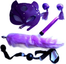 BDSM sex set - Paars - 14 stuks - Sex toys - Erotisch spel - Sex set - Rollespel - Sex toys voor koppels — thumbnail 2