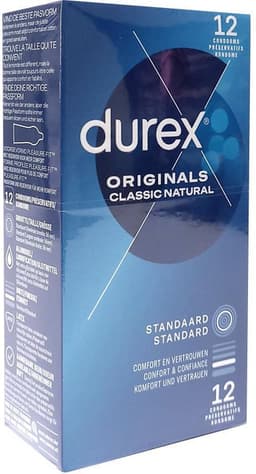 Durex - Originals Classic Natural Condooms 12 st. — thumbnail 20