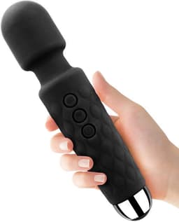 Magic Wand Vibrator Rechargeable - Dildo Vibrator voor Vrouwen - Dildo Vibrator Realistisch - Sex Toys voor Vrouwen Koppels - G Spot Vibrator met 20 Vibratie Standen- Clitoris Stimulator - Seksspeeltjes - Erotiek — thumbnail 1