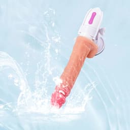 IntiMate® - LoveGod Stotende Dildo Vibrator - Vibrerende Seksmachine met Krachtige Zuignap - Waterdicht en Eenvoudig te Reinigen — thumbnail 5