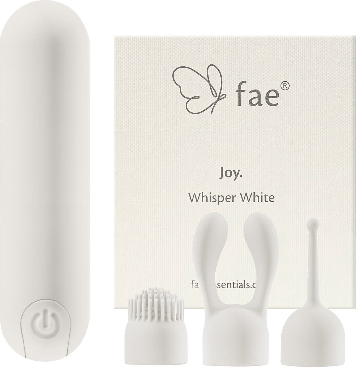 Fae® Vibrator voor Vrouwen - Clitoris Stimulator - Mini Bullet Vibrator - Sex Toys voor Vrouwen en koppels - Seksspeeltjes - Joy Series, Whisper White — afbeelding 1