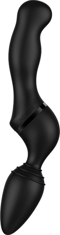 Nexus Revo Twist Dubbele Anaal Prostaat Stimulator - Zwart - 4 Gebruikswijzen - 34 Combinaties - 6-Speed Vibrerende Anaalplug - 2-Speed Roterende Schacht - IPX6 Spatwaterdicht - Met Afstandsbediening - Handsfree - P-spot — thumbnail 4