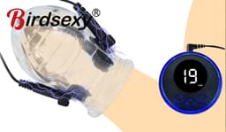 E-stim eikel stimulatie - Schok vibrator - Penis stam - Elektrische stimulatie - Afstandsbediening - Stroom - One size - Past om iedere penis — thumbnail 1