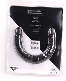 Kiotos Cox Dubbele Dildo 30 cm – zwart — thumbnail 2