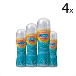 Durex Glijmiddel Play Pleasure Gel Tingle – 50ml x4 — thumbnail 1