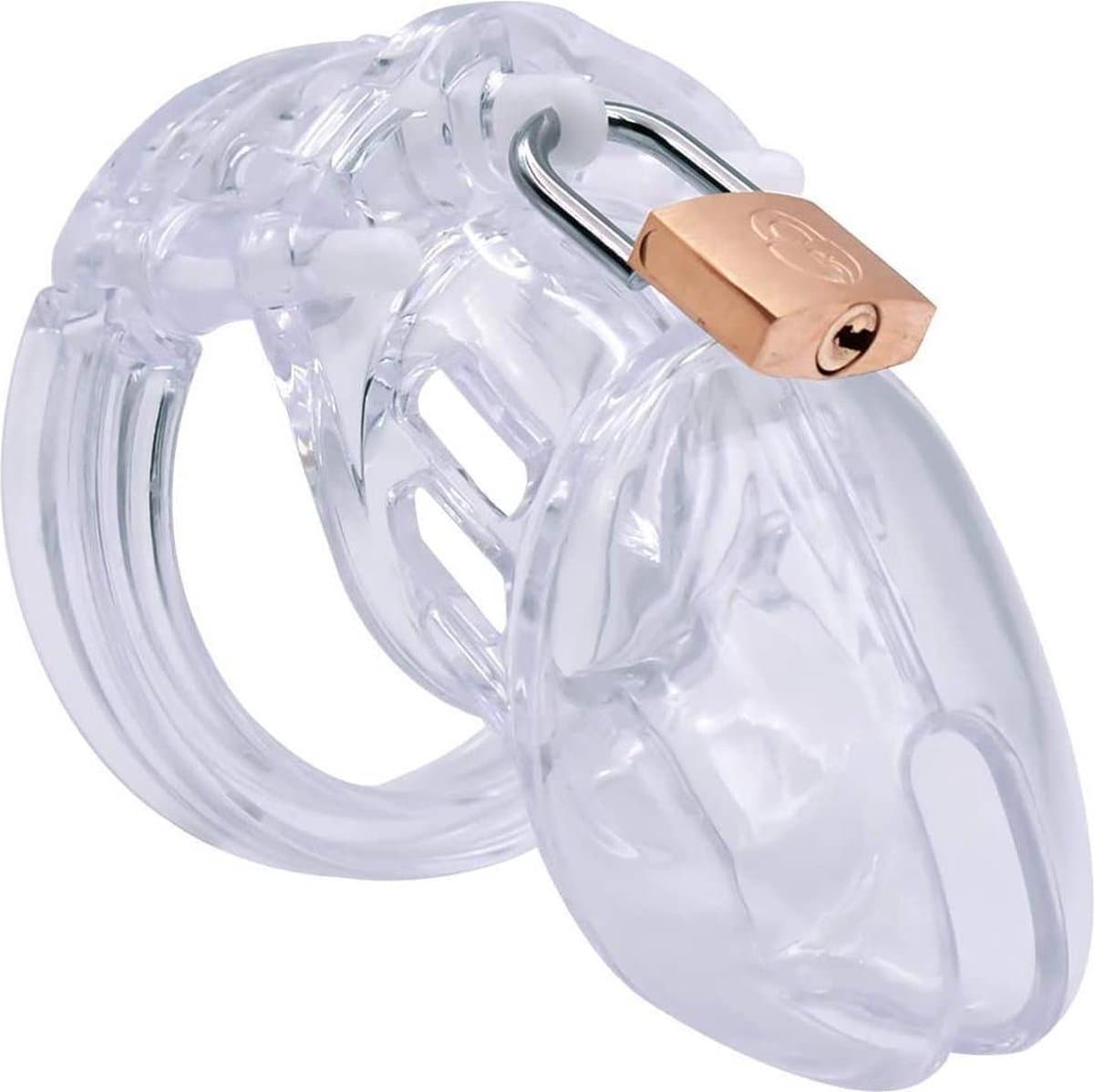 Intenz® Kuisheidskooi - Transparant - Chastity Cage - Small - Peniskooi - Sex Toys voor Koppels - Inclusief Slotje — afbeelding 1