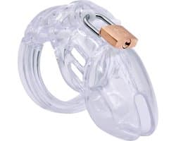 Intenz® Kuisheidskooi - Transparant - Chastity Cage - Small - Peniskooi - Sex Toys voor Koppels - Inclusief Slotje