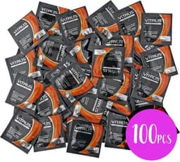 Vitalis stimulatie & warmte, 100-pack Condooms, 100 stuks — thumbnail 4