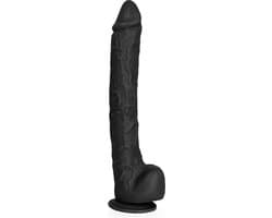 Kiotos Cox - Mega Dildo XXL 37 x 4.4 cm - Zwart
