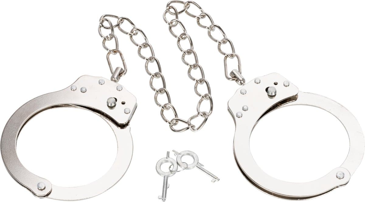 Pipedream Fetish Fantasy HandBoeien Metal Leg Cuffs zilver — afbeelding 1