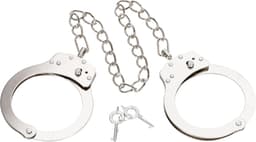 Pipedream Fetish Fantasy HandBoeien Metal Leg Cuffs zilver — thumbnail 1