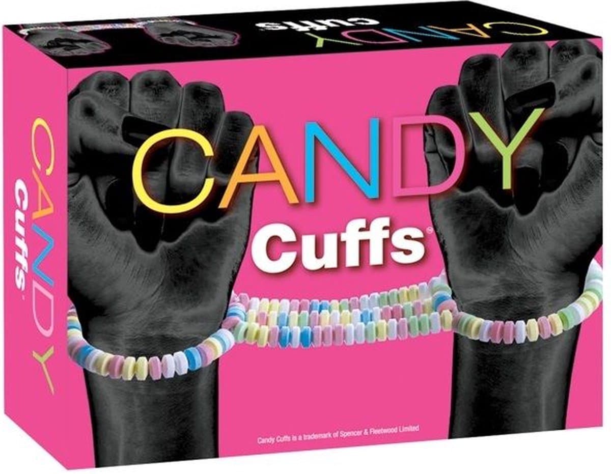 Candy cuffs - eetbare handboeien - erotisch snoepgoed - 60 gram / sex / erotiek toys — afbeelding 1