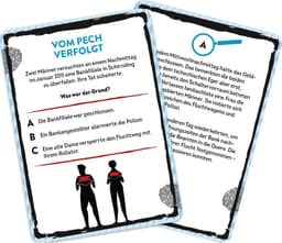Crime Quiz - Waargebeurde Zaken - Spannende Vragen - 50 Kriminelle Verhalen - 116 x 162 cm - Witblauw — thumbnail 5