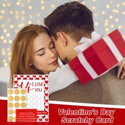 Kraskaarten - Grappig - Valentijnsdag - 28x21cm - Ondeugend - Cadeau - Jubileum - Verjaardag - Geschikt voor - Vriend Man Vrouw - Valentijnsdagkaarten - Hem Haar — thumbnail 4