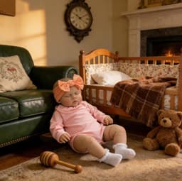 Lonian Reborn Dolls Silicone Baby Girls 24 Inch Lifelike Toddler Realistic Newborn Real Life Search Sleeping Baby — thumbnail 5
