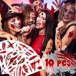 Dailygoody - Zombie bruid kostuum - Halloween kostuum - Angstaanjagende look - Witte tutu rok - Dode bruid - Perfect voor Halloween - Inclusief sluier — thumbnail 4