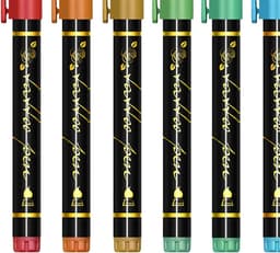 Body Paint Markers - Huidverf Stiften - Artistiek Tekenen - Huidvriendelijk Afwasbaar - 10 Kleuren - Levendig — thumbnail 5