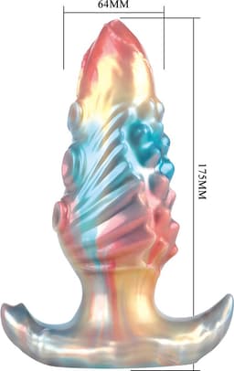 Power Monsters - Ebon Leviathan - Opblaasbare Buttplug - 18 cm - Multicolour — thumbnail 10