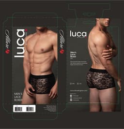 Lace Boxer - Black — thumbnail 4