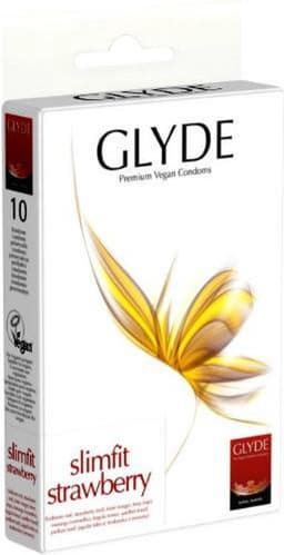 Glyde Ultra Slimfit Aardbei- 10 condooms — thumbnail 1