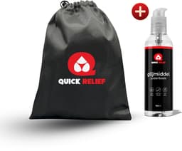 Quick Relief Opbergzakje - Opbergzak voor Vibrator, Dildo of Masturbator + Gratis 150ml Glijmiddel Waterbasis - Erotisch Opbergzakje - Mannen & Vrouwen — thumbnail 1