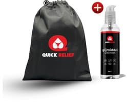 Quick Relief Opbergzakje - Opbergzak voor Vibrator, Dildo of Masturbator + Gratis 150ml Glijmiddel Waterbasis - Erotisch Opbergzakje - Mannen & Vrouwen