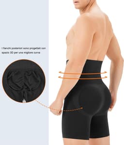 Hoge Taille Compressie Boxer voor Heren - Afslankend en Stevig Shapewear Ondergoed — thumbnail 5