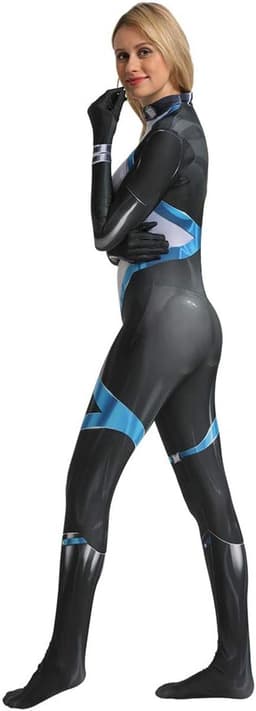Full-body Lycra Zentai Kostuum voor Dames - Superheld en Schurk Verkleedpak — thumbnail 6