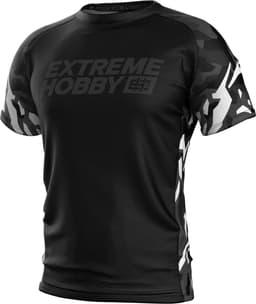 Extreme Hobby Black Panther - Technisch Sportshirt - Czarno-Biała - Ultralicht - 4-way Stretch - Thermoregulatie — thumbnail 1