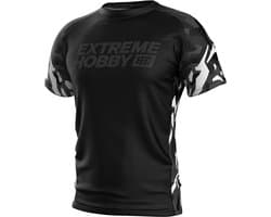 Extreme Hobby Black Panther - Technisch Sportshirt - Czarno-Biała - Ultralicht - 4-way Stretch - Thermoregulatie