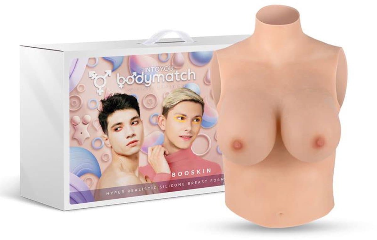 Bodymatch - Booskin - Realistische Siliconen Borstprothese - Cup D — afbeelding 1