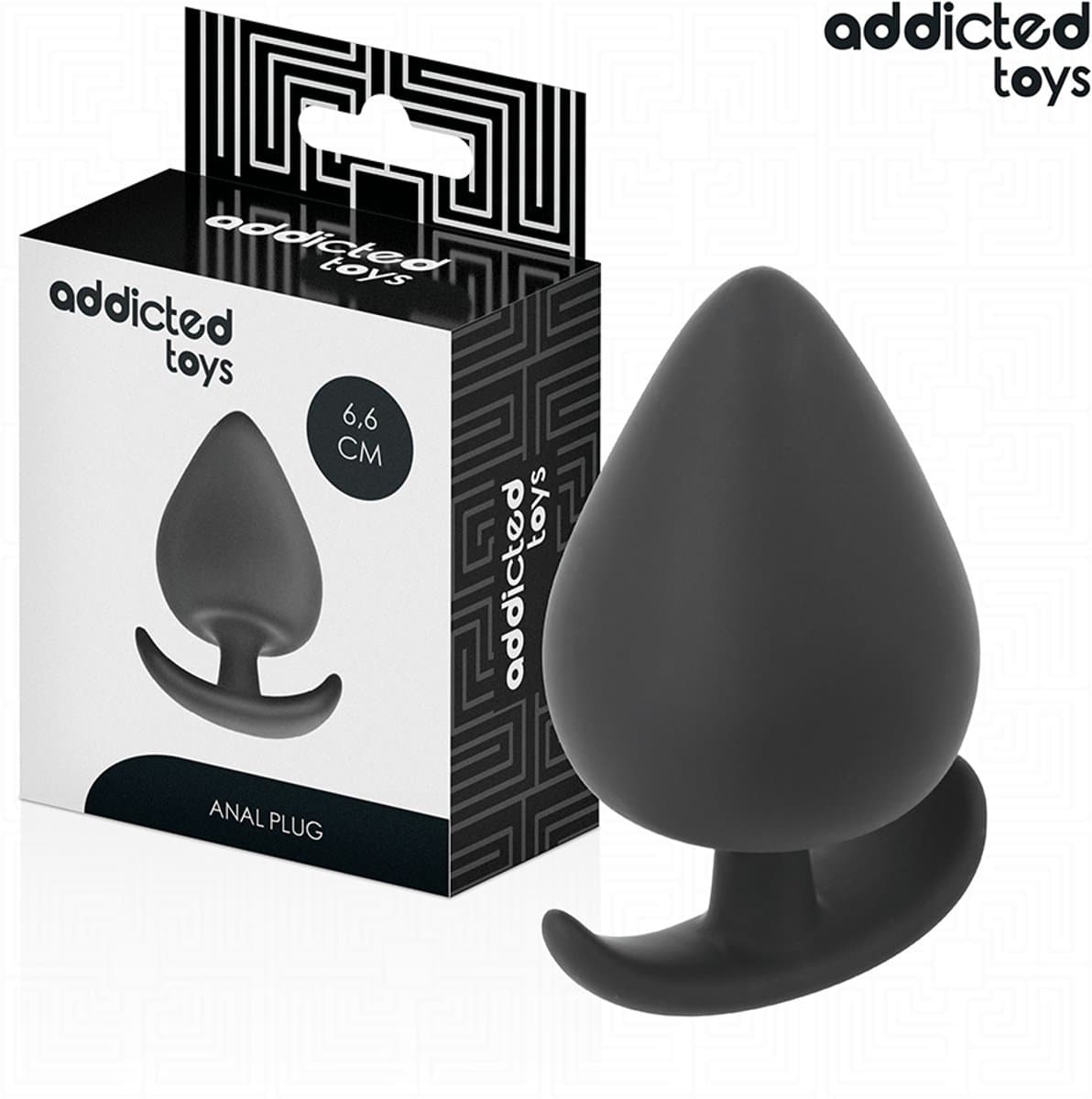 Addicted Toys - Anale Plug Silicone Size M 6.6 Cm — afbeelding 1