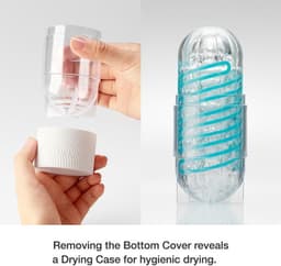 Tenga - Spinner 03 Shell Masturbator - Transparant/Neon — thumbnail 4