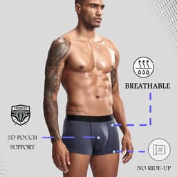 Heren Boxershorts van Zacht Modal met Aparte Zakken en Gulp — thumbnail 3