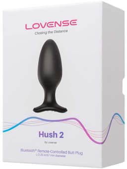 Lovense - Hush 2 Vibrerende Buttplug Met App - Zwart — thumbnail 5