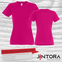 Dames T-shirt Zelf Ontwerpen met Foto en Tekst Voor- en Achterkant — thumbnail 5
