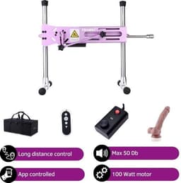 Pro 1 Premium Seksmachine 2.0 Smart APP met dildo en remote Paars — thumbnail 11