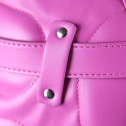 Banoch - Reticent Hood Hot Pink -Roze bondage masker van pu Leer | BDSM — thumbnail 9