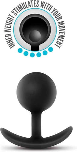 Anal Adventures Platinum - Vibra Siliconen Anaal Plug — thumbnail 5