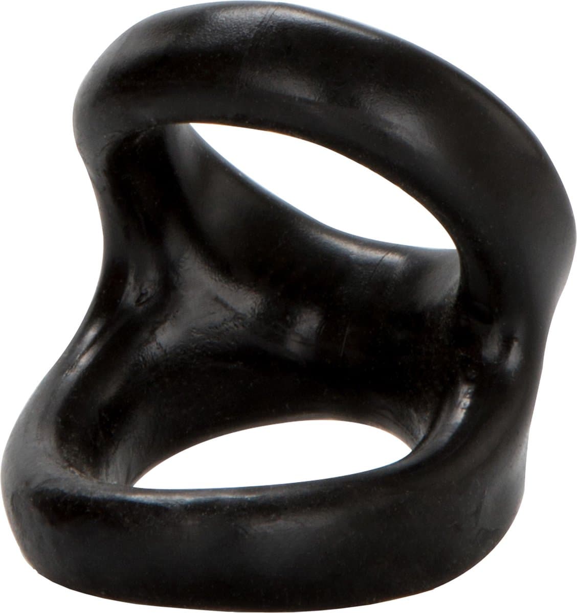Colt - Snug Tugger - Dubbele Cockring met Scrotumsteun - Zwart — afbeelding 1