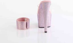 Pleaser - BEJEWELED712RS Muiltjes - US 8 - 38 Shoes - Roze — thumbnail 2