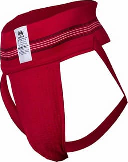 MM Sports The Original No. 10 Swimmer/Jogger Jockstrap 3 inch Red - MAAT L - Heren Ondergoed - Jockstrap voor Man - Mannen Jock — thumbnail 1