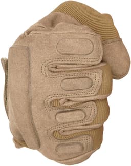 Handschoenen voor heren, volledige vingers, militaire tactische handschoenen, antislip, slijtvast, voor fietsen, fietsen en motorfietsen (bruin, L) — thumbnail 3