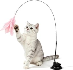 Kattenhengel met zuignap, interactief kattenspeelgoed 95 — thumbnail 1