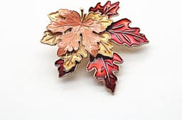 Esdoornblad Mode Broche Retro Olie Reversspeldjes Thanksgiving Broche Pin Herfst Herfst Bladeren Gift Decoratie Sieraden Accessoire — thumbnail 4