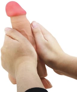 Sliding Skin Series Realistische Dildo met Zuignap — thumbnail 4
