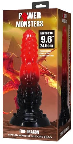 Fire Dragon Fantasy Dildo met Zuignap — thumbnail 2